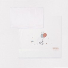 Juego de sabanas cuna de punto Jolie Rosa de BimbiChic